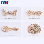 Ulgurji dekorativ oltin metall tugma qisqichi