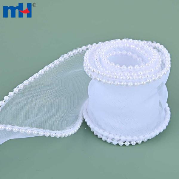 Ruban organza queue de poisson en forme de poire pour emballage cadeau