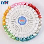 Alfileres de costura en forma de corazón