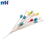 دبابيس الخياطة ذات الرأس المتدلي من اللؤلؤ