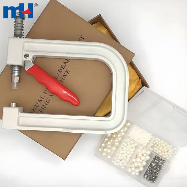 آلة تثبيت اللؤلؤ بحجم 15.5*12 سم مع عينات حبات