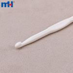 Oq plastik to'qilgan ilgak o'lchami 6,0 mm
