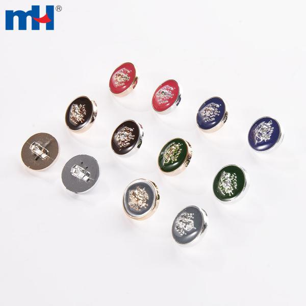 Bouton en plastique premium avec ouverture arrière