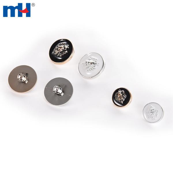 Bouton en plastique premium avec ouverture arrière