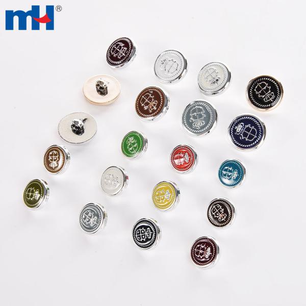 Bouton en plastique premium avec ouverture arrière