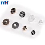 Bouton en plastique premium avec ouverture arrière