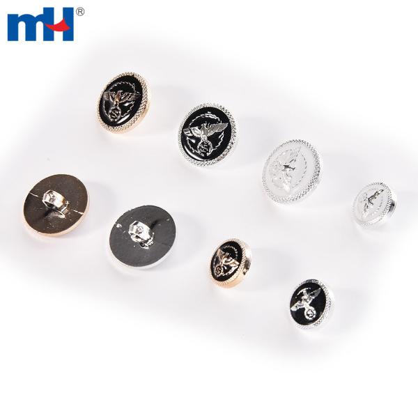 Bouton en plastique premium avec ouverture arrière