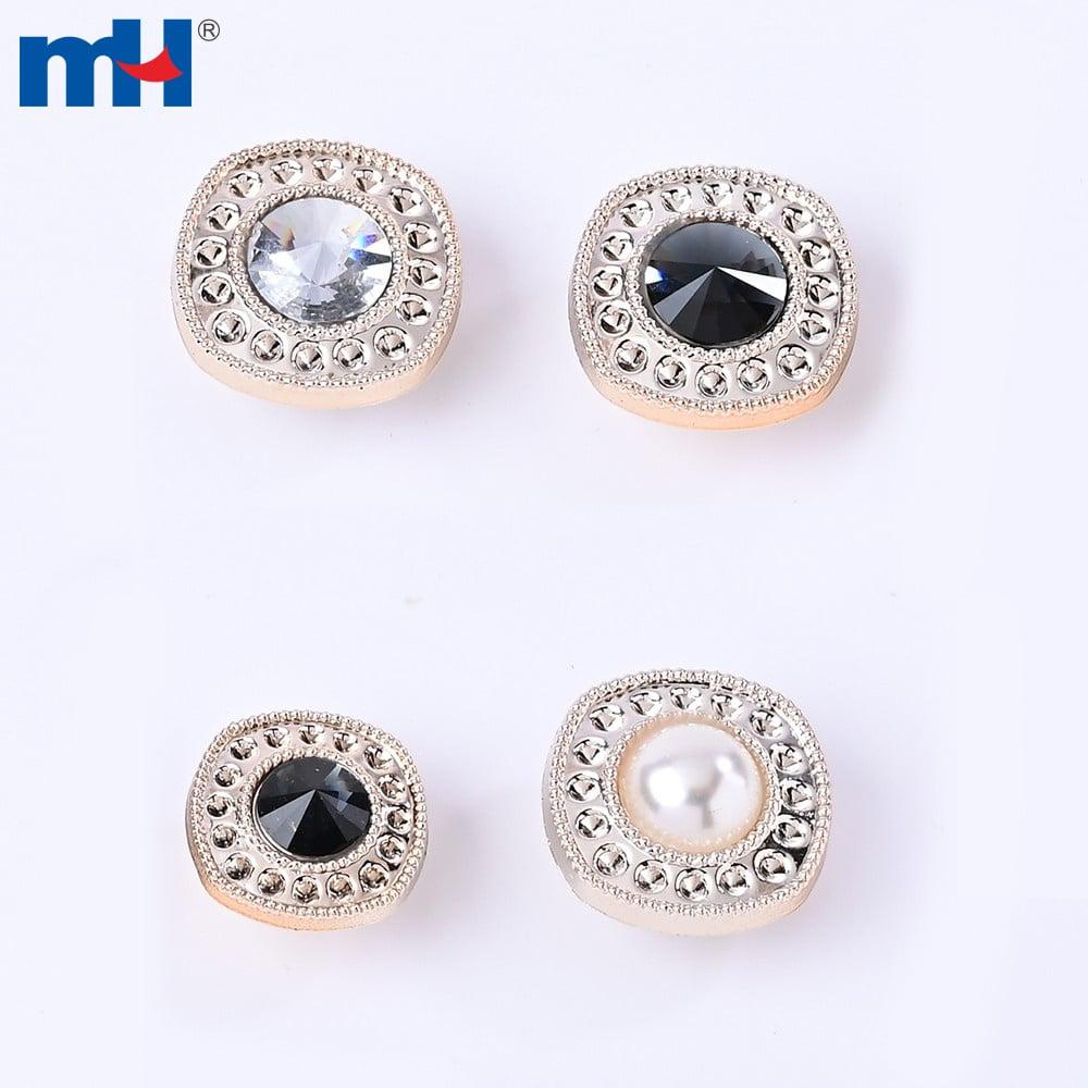 Bouton en plastique strass en gros 28L/34L