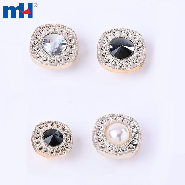 Bouton en plastique strass en gros 28L/34L