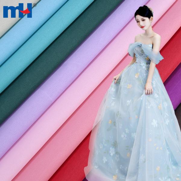 75D*75D 87gsm polyester silk for vestido de noche
