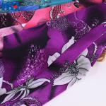 Tissu poly spandex imprimé bidirectionnel - OEM et ODM