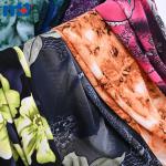 Tissu poly spandex imprimé bidirectionnel - OEM et ODM