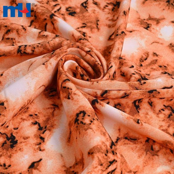 Tissu poly spandex imprimé bidirectionnel - OEM et ODM
