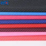 Polka dot cotton fabric