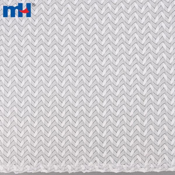 Tessuto di pizzo tricot in poliestere