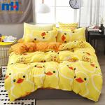 Four-piece bedding set made of polyester fiber