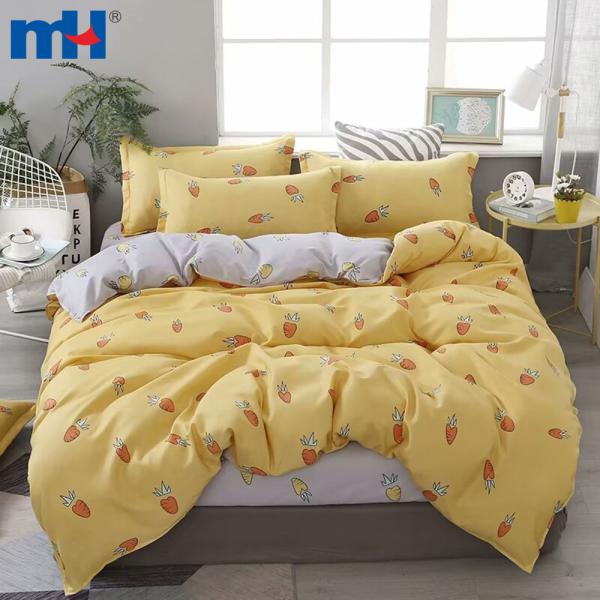Four-piece bedding set made of polyester fiber