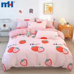 Four-piece bedding set made of polyester fiber