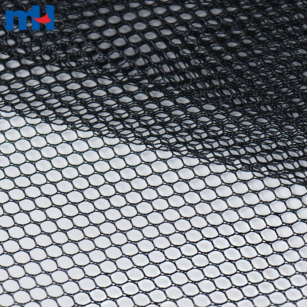 Honeycomb mesh fabric for bag