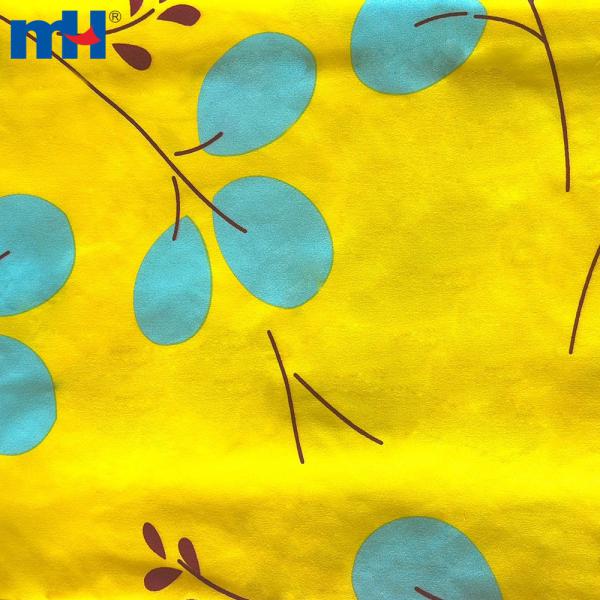 Tissu de drap de lit brossé imprimé en microfabric