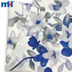 Tissu de drap de lit brossé imprimé en microfabric