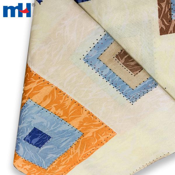 Tissu de drap de lit brossé imprimé en microfabric