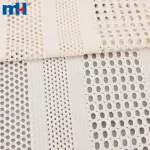 Polyester spandex lace fabric