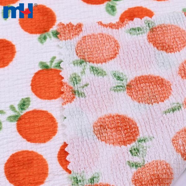 Tecido crepe tweed estampado 97% poliéster 3% elastano