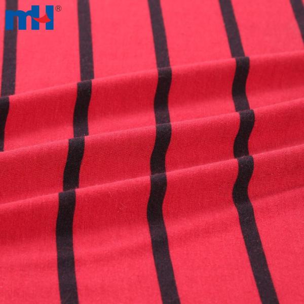 Tejido de punto elástico estampado