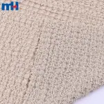 Tissu crêpe tweed tricoté 98% polyester 2% spandex