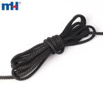PP rope, black polypropylene rope, black braided rope