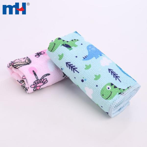 Toptan baskılı mikrofiber havlu, 25x25 cm boyutunda | 170g/m2 çözgülü örme polyester