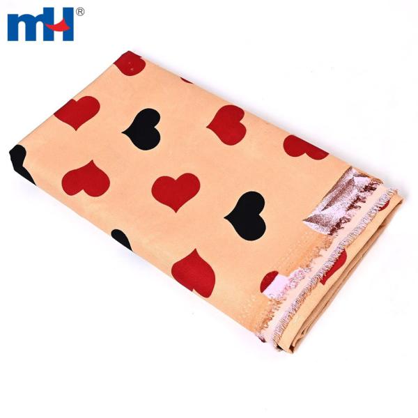 Tela de sábana de micropolié estampada.