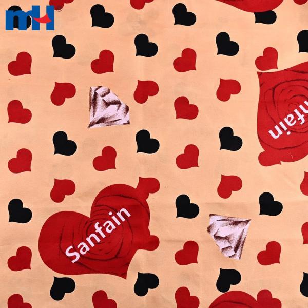 Tela de sábana de micropolié estampada.