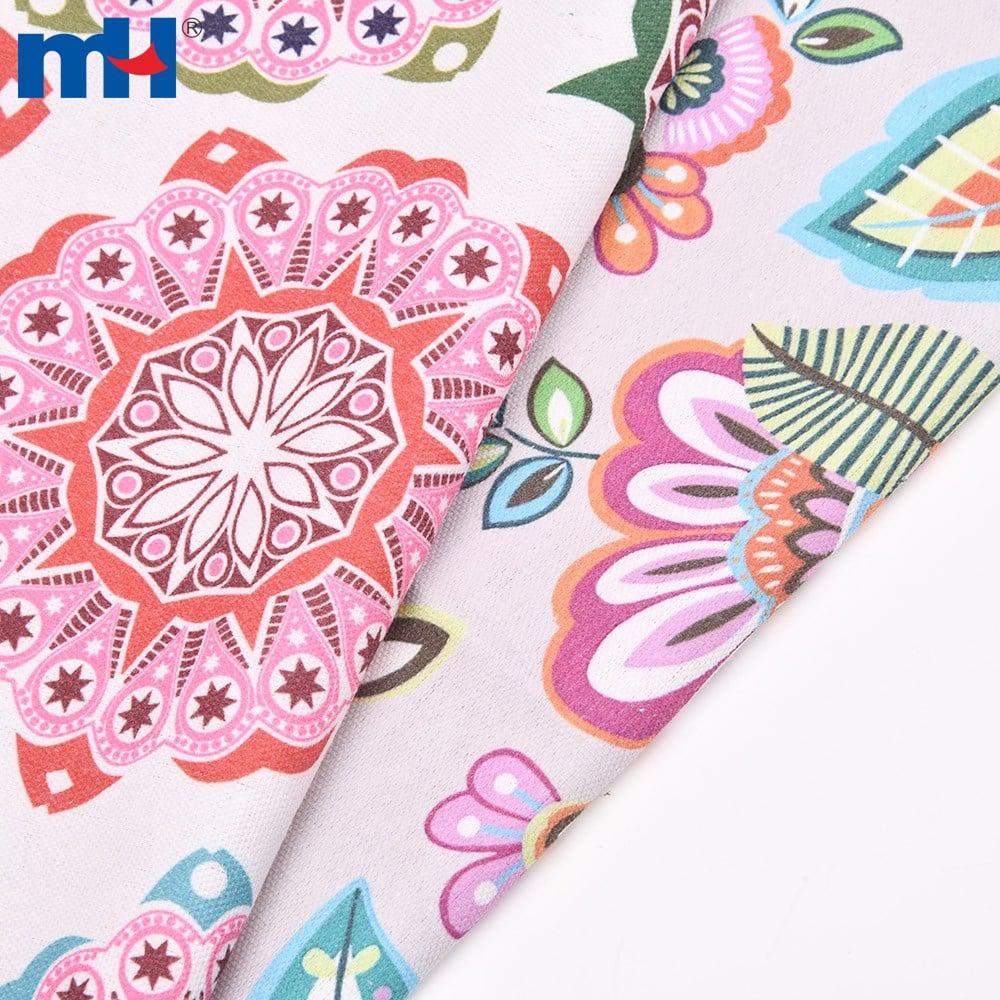 Tissu en coton recyclé avec impression numérique | Fils de tigre