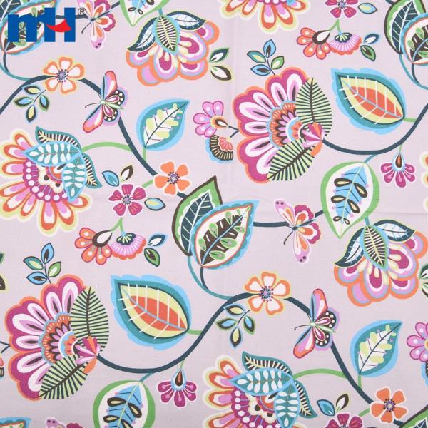 Tissu en coton recyclé avec impression numérique | Fils de tigre