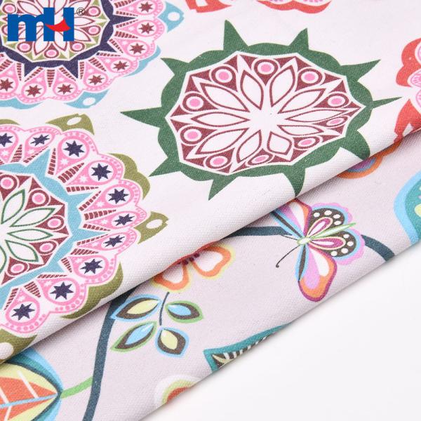 Tissu en coton recyclé avec impression numérique | Fils de tigre
