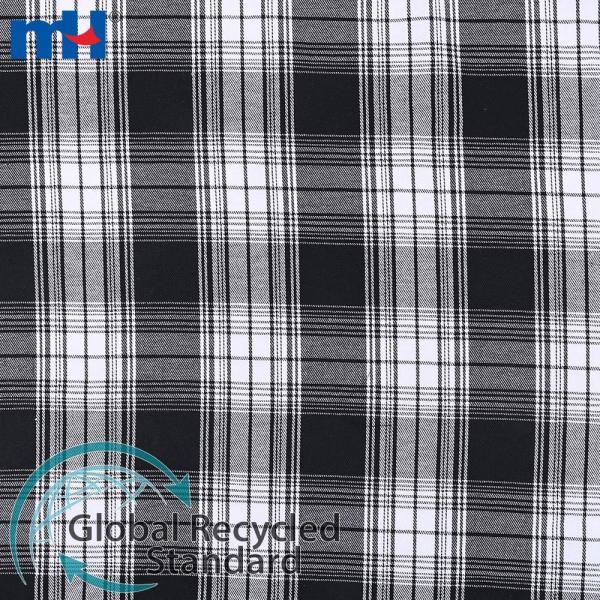 Tessuto in flanella di cotone 21S * 21S 160 gsm per camicia a quadri