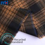Tessuto in flanella di cotone 21S * 21S 160 gsm per camicia a quadri