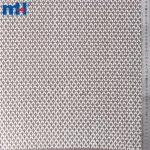 Maille brodée en polyester recyclé