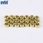 Cuentas de letras para pulseras y collares.