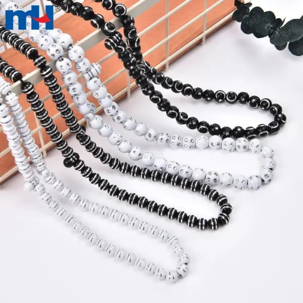 Perles rondes en acrylique