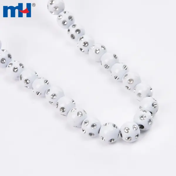 Perles rondes en acrylique