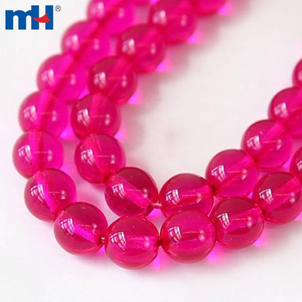 Round beads for jewelry making