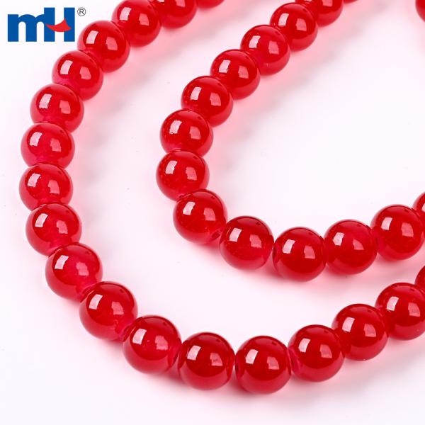 Round beads for jewelry making