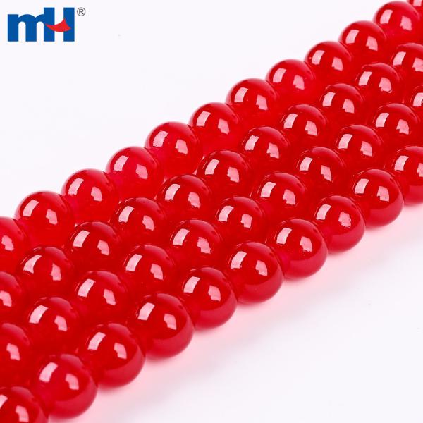 Round beads for jewelry making