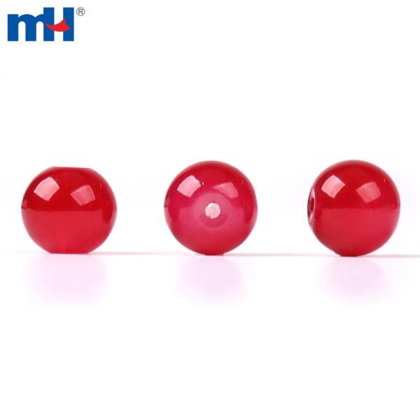 Round beads for jewelry making