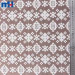 Maille brodée en polyester recyclé