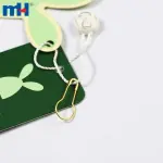 Металева шпилька-гарбуз для етикеток