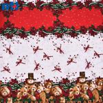 tecidos navideños | Tecido de Papai Noel e tecido de Natal